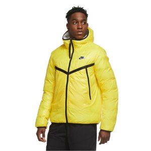 Mens Jackets Yellow Nike Bubble Coat Nike Clothes Nike Waterproof